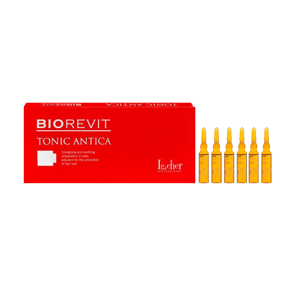 Ампули Lecher Biorevit Tonic Antica проти випадіння волосся, 6 мл